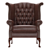 Byron Chesterfield Fåtölj Old English Dark Brown
