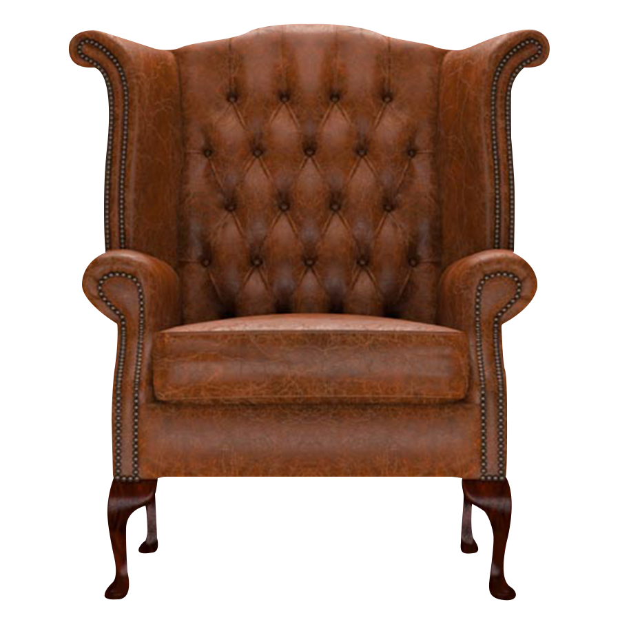 Byron Chesterfield Fåtölj Tudor Chestnut