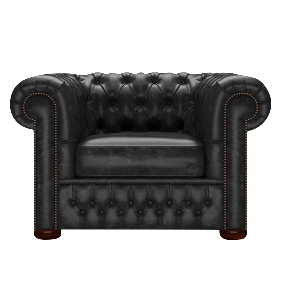 Classic Chesterfield Fåtölj Etna Black