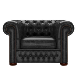 Classic Chesterfield Fåtölj Etna Black