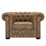 Classic Chesterfield Fåtölj Etna Camel