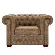 Classic Chesterfield Fåtölj Etna Camel