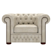 Classic Chesterfield Fåtölj Etna Cream