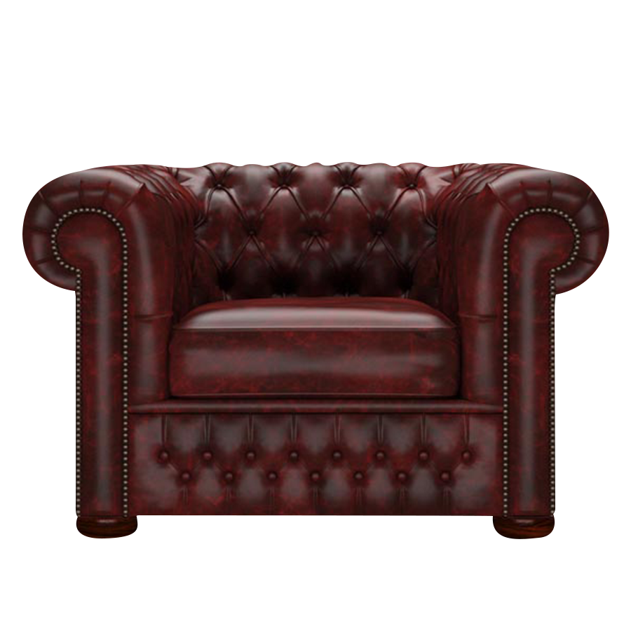Classic Chesterfield Fåtölj Etna Red