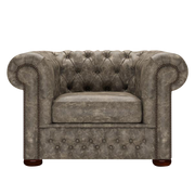 Classic Chesterfield Fåtölj Etna Taupe