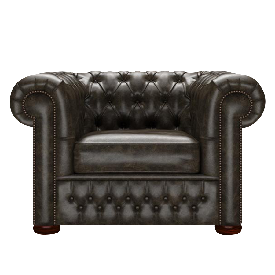 Classic Chesterfield Fåtölj Old English Alga