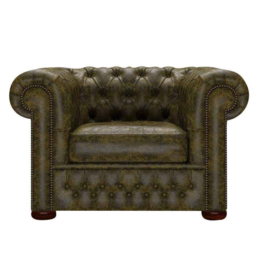 Classic Chesterfield Fåtölj Tudor Birch
