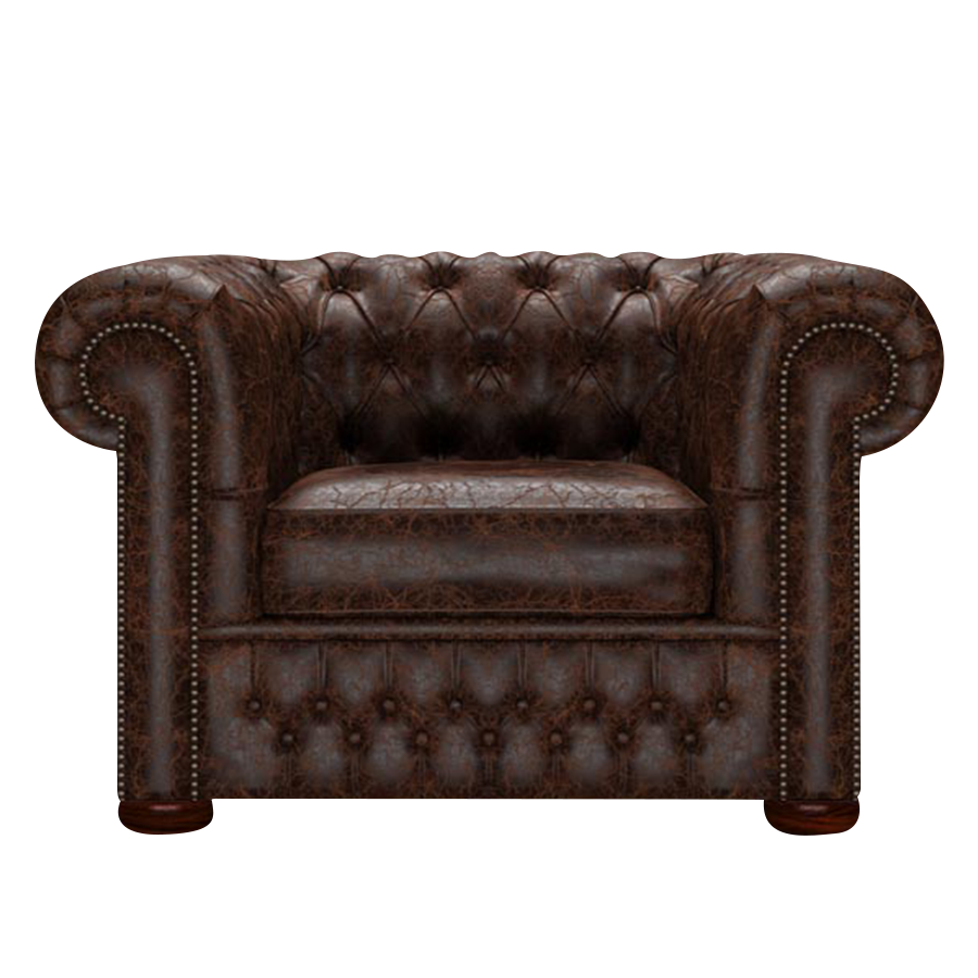 Classic Chesterfield Fåtölj Tudor Mahogany