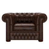 Classic Chesterfield Fåtölj Tudor Mahogany
