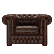 Classic Chesterfield Fåtölj Tudor Mahogany