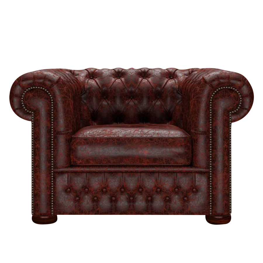 Classic Chesterfield Fåtölj Tudor Oxblood