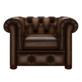 Conway Chesterfield Fåtölj Antique Autumn Tan