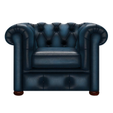 Conway Chesterfield Fåtölj Antique Blue
