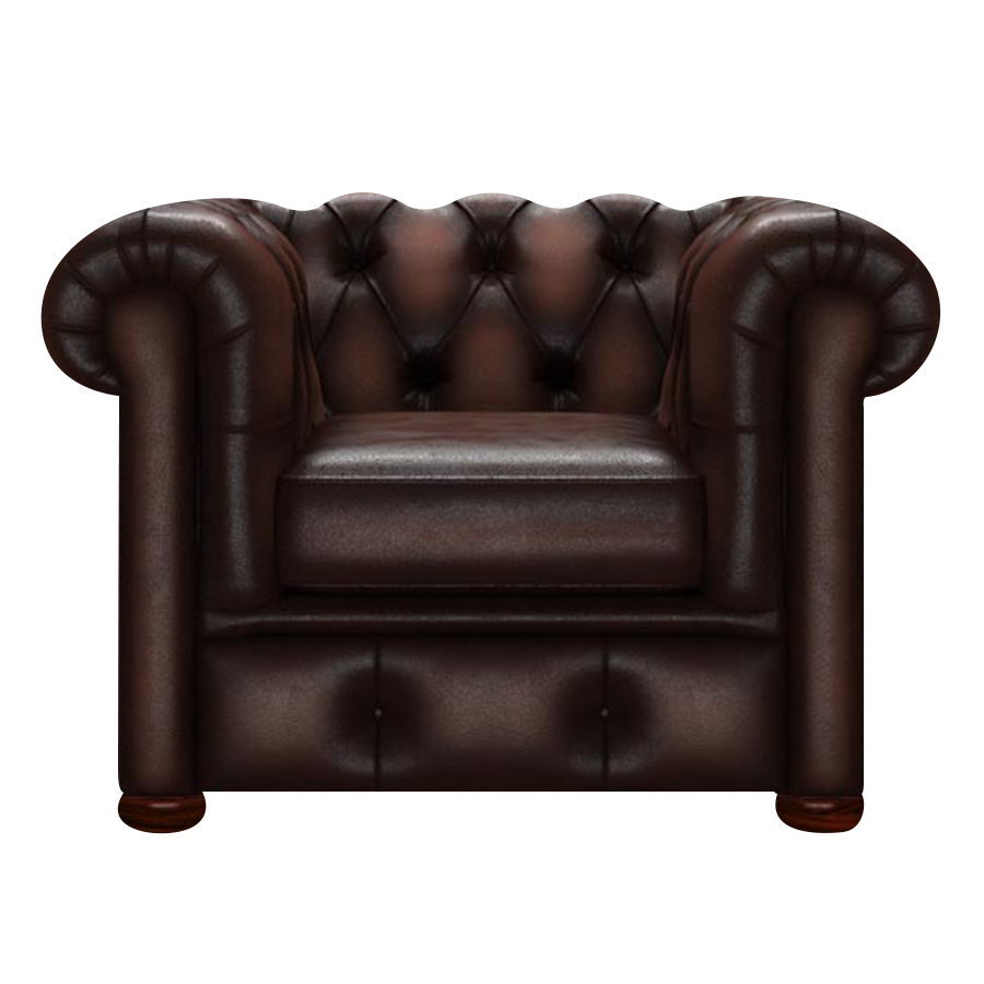 Conway Chesterfield Fåtölj Antique Brown