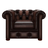 Conway Chesterfield Fåtölj Antique Brown
