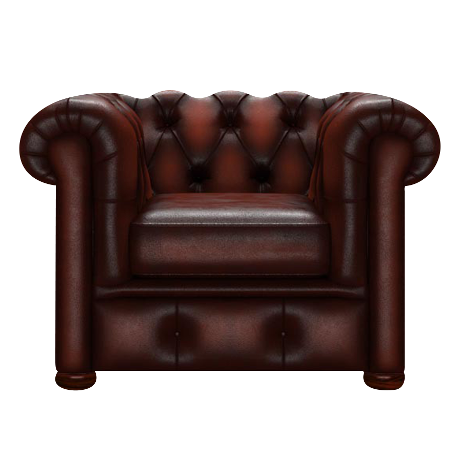 Conway Chesterfield Fåtölj Antique Chestnut