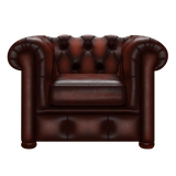 Conway Chesterfield Fåtölj Antique Chestnut