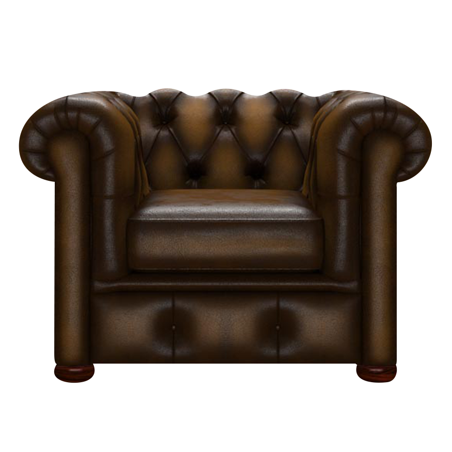 Conway Chesterfield Fåtölj Antique Gold