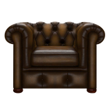 Conway Chesterfield Fåtölj Antique Gold