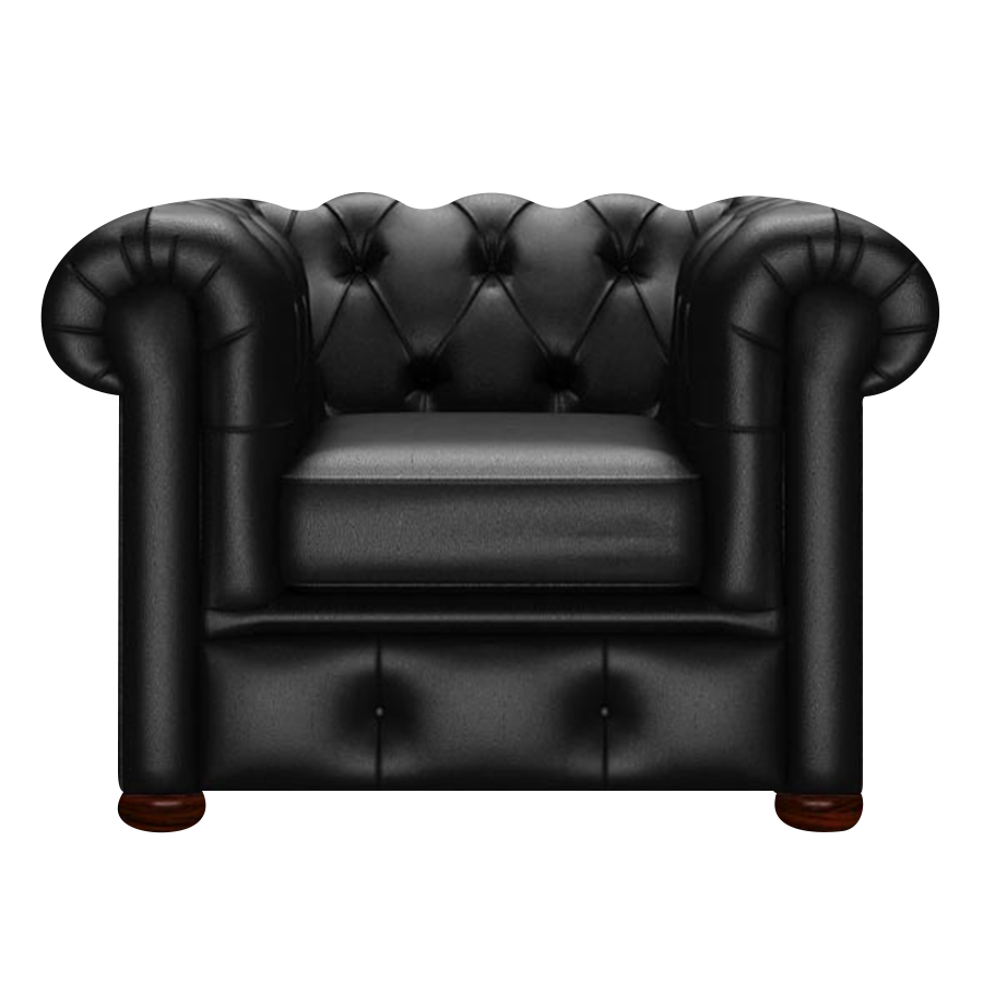 Conway Chesterfield Fåtölj Birch Black