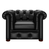 Conway Chesterfield Fåtölj Birch Black