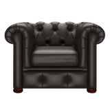 Conway Chesterfield Fåtölj Birch Brown