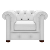 Conway Chesterfield Fåtölj Birch White