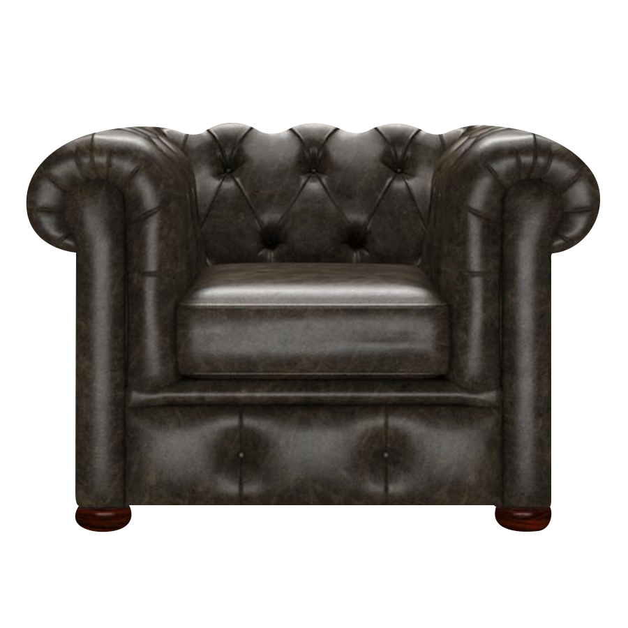 Conway Chesterfield Fåtölj Old English Alga