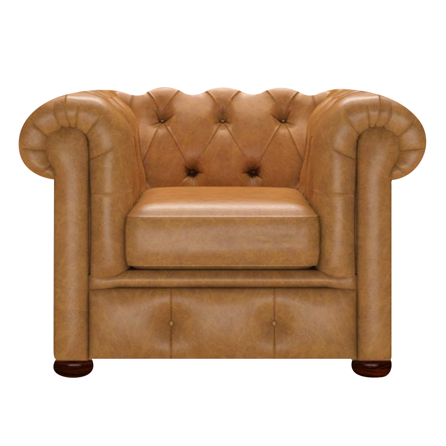 Conway Chesterfield Fåtölj Old English Buckskin