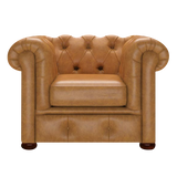 Conway Chesterfield Fåtölj Old English Buckskin
