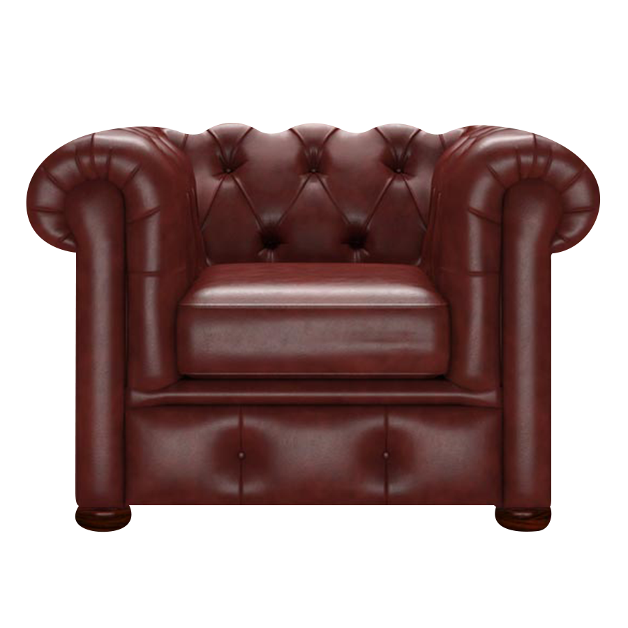 Conway Chesterfield Fåtölj Old English Chestnut