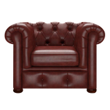 Conway Chesterfield Fåtölj Old English Chestnut