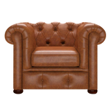 Conway Chesterfield Fåtölj Old English Saddle