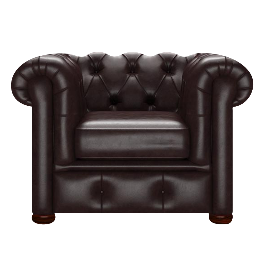 Conway Chesterfield Fåtölj Old English Smoke