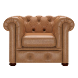 Conway Chesterfield Fåtölj Old English Tan