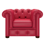 Conway Chesterfield Fåtölj Shelly Flame Red