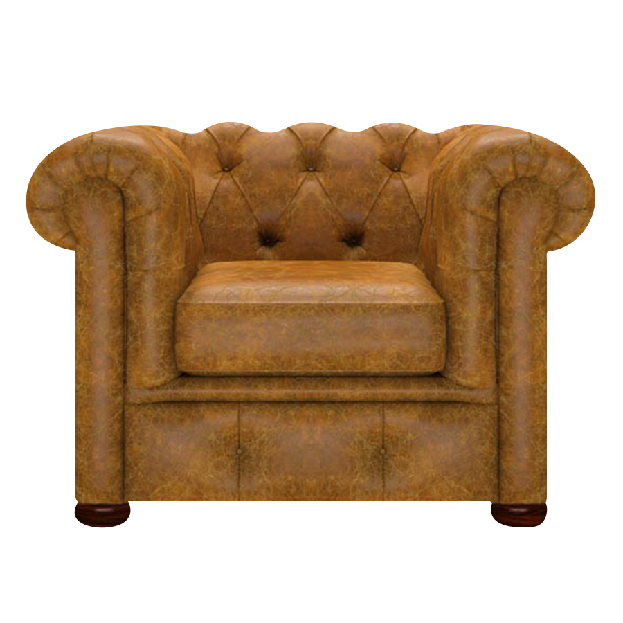 Conway Chesterfield Fåtölj Tudor Mustard