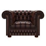 Cromwell Chesterfield Fåtölj Antique Brown