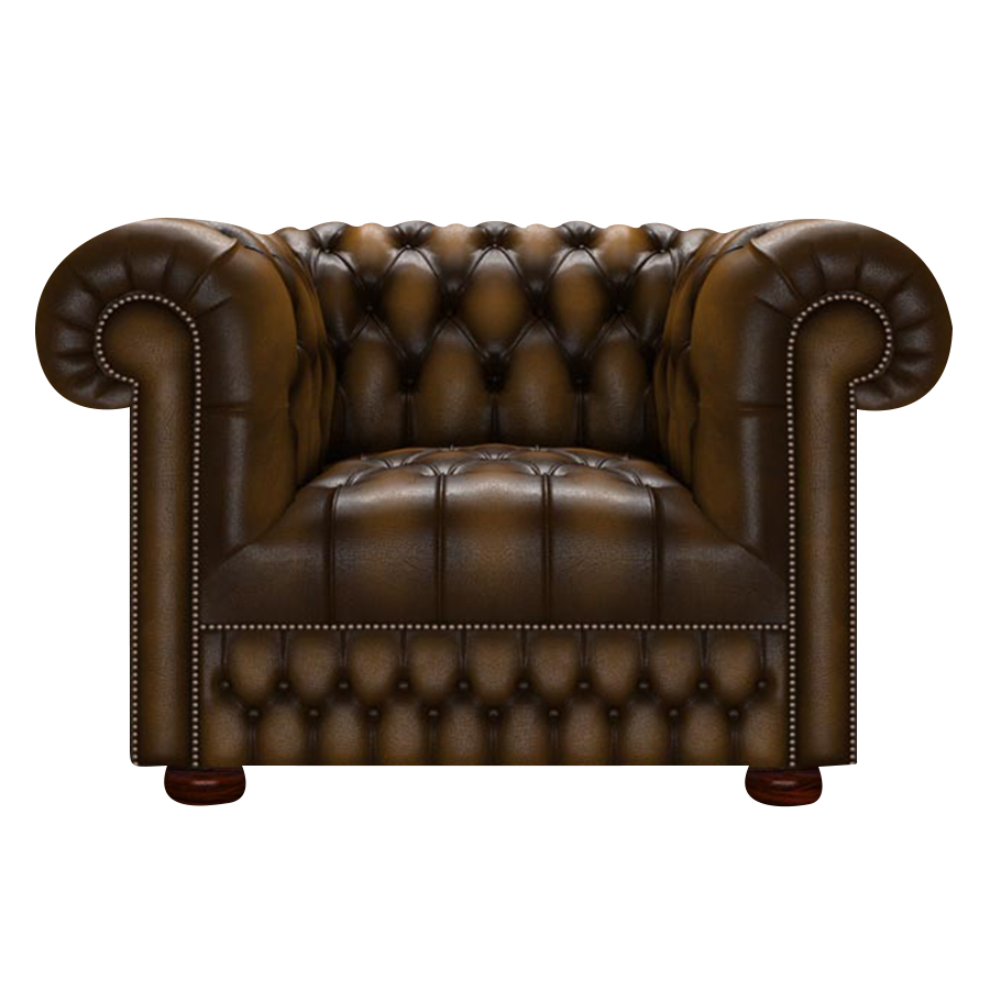 Cromwell Chesterfield Fåtölj Antique Gold