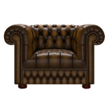 Cromwell Chesterfield Fåtölj Antique Gold