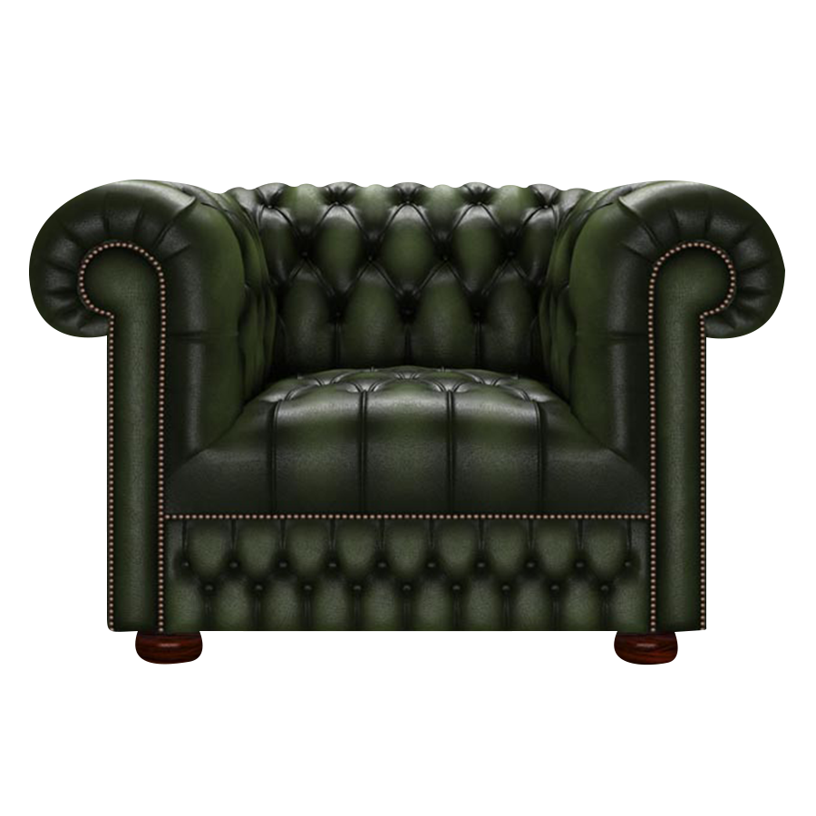 Cromwell Chesterfield Fåtölj Antique Green