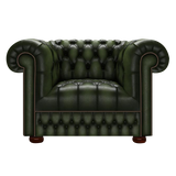 Cromwell Chesterfield Fåtölj Antique Green