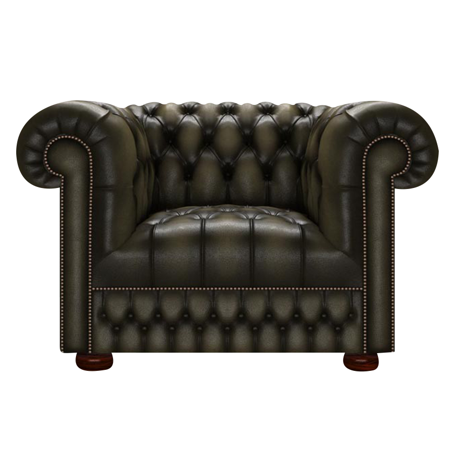 Cromwell Chesterfield Fåtölj Antique Olive