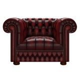 Cromwell Chesterfield Fåtölj Antique Red
