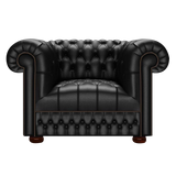 Cromwell Chesterfield Fåtölj Birch Black