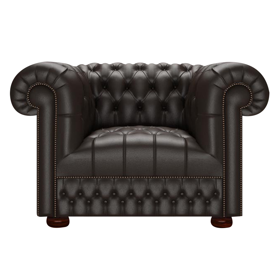 Cromwell Chesterfield Fåtölj Birch Brown