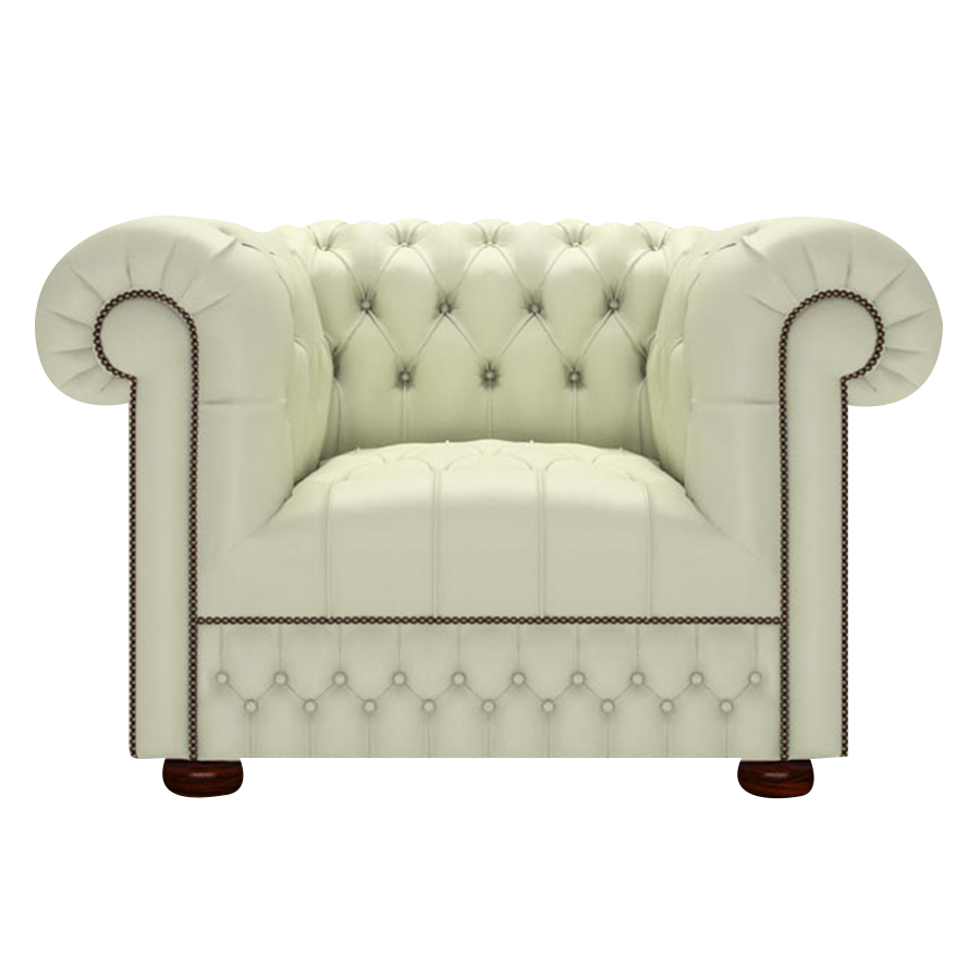 Cromwell Chesterfield Fåtölj Birch Cream
