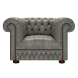 Cromwell Chesterfield Fåtölj Etna Grey
