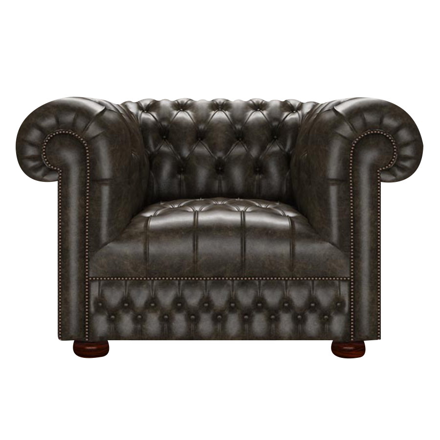 Cromwell Chesterfield Fåtölj Old English Alga