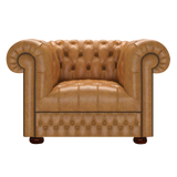 Cromwell Chesterfield Fåtölj Old English Buckskin